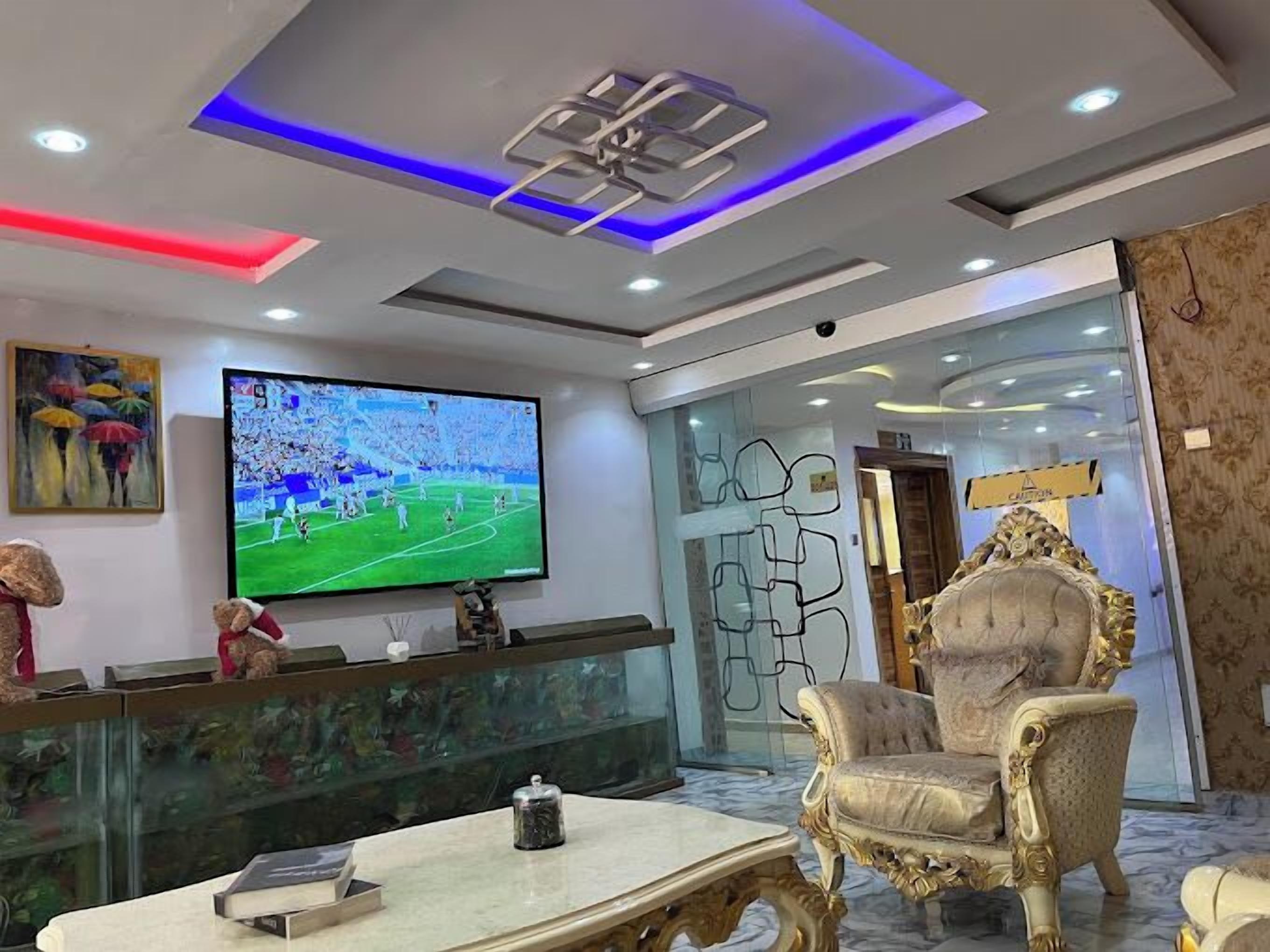 Sala de estar en el lobby