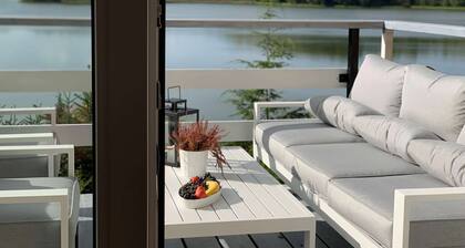 Holiday Home on Lake Marchowo With Terrace