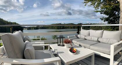Holiday Home on Lake Marchowo With Terrace