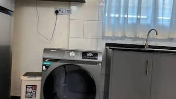 Microwave, oven, stovetop, electric kettle