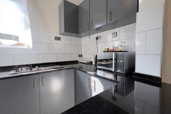 Microondas, horno, placa de cocina, tetera/pava eléctrica