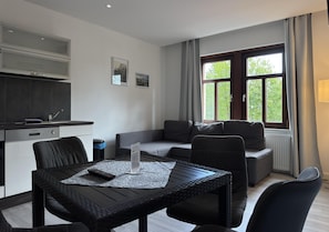 Living room - Apartment in Harz Near Brocken Railway (Wernigerode)
