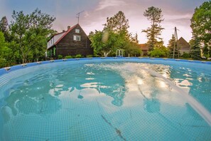 Villa | Pool | Indoor pool, outdoor pool - Comfortable Holiday Home in the Middle of a Forest (gmina Polanów)