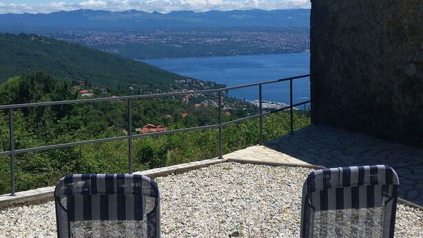 House | View from property - Stone House in Dobrec With Sea Views (Opatija)