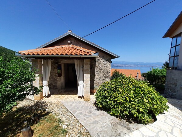 House | Exterior - Stone House in Dobrec With Sea Views (Opatija)