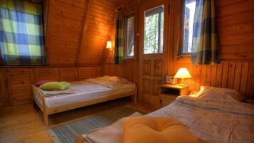 House | 2 bedrooms, individually furnished, bed sheets