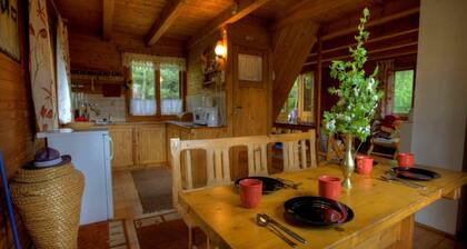 Log House by Lake Tajty, Masurian Lakes Trail