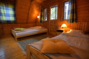 2 bedrooms, individually furnished, bed sheets