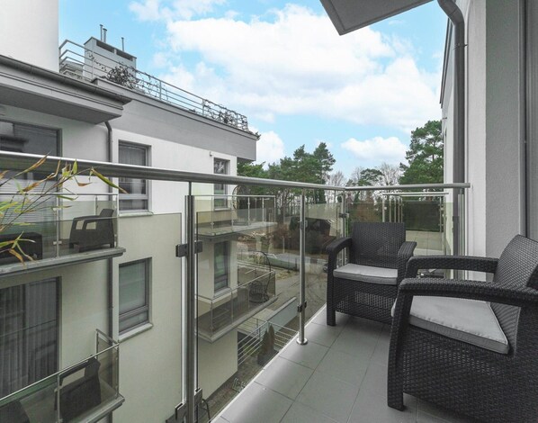 Apartment | Balcony - Apartment in Pobierowo Near Baltic Beach (Rewal)