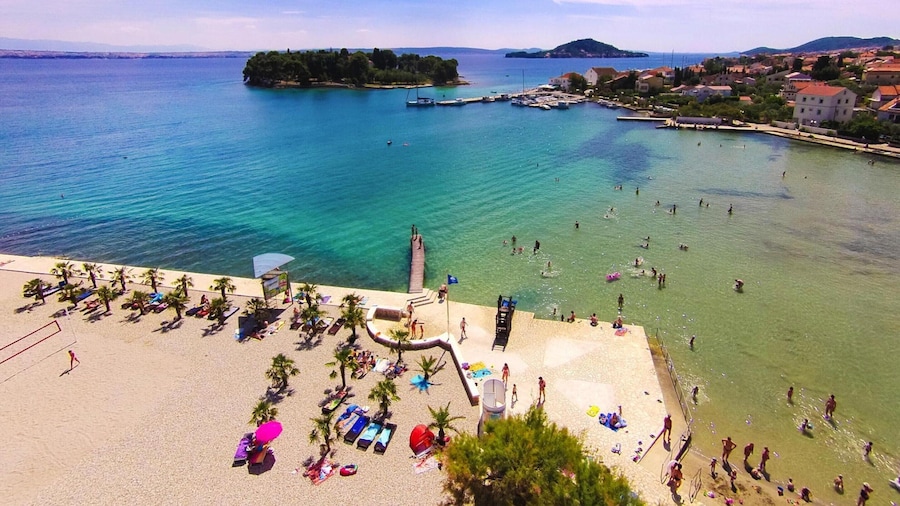 Apartment on Ugljan Island by Sandy Beach