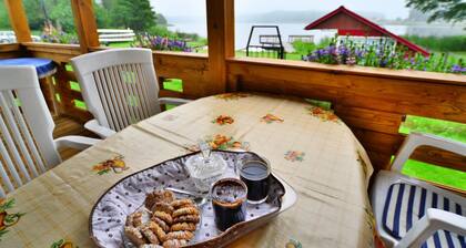 Wooden House by Ostrowieckie Lake With Beach