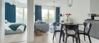 Ground Floor Apartment With a Garden in Niechorze
