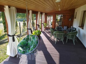 Balcony - Holiday Home Near Baltic Sea and Forest (gmina Wolin)