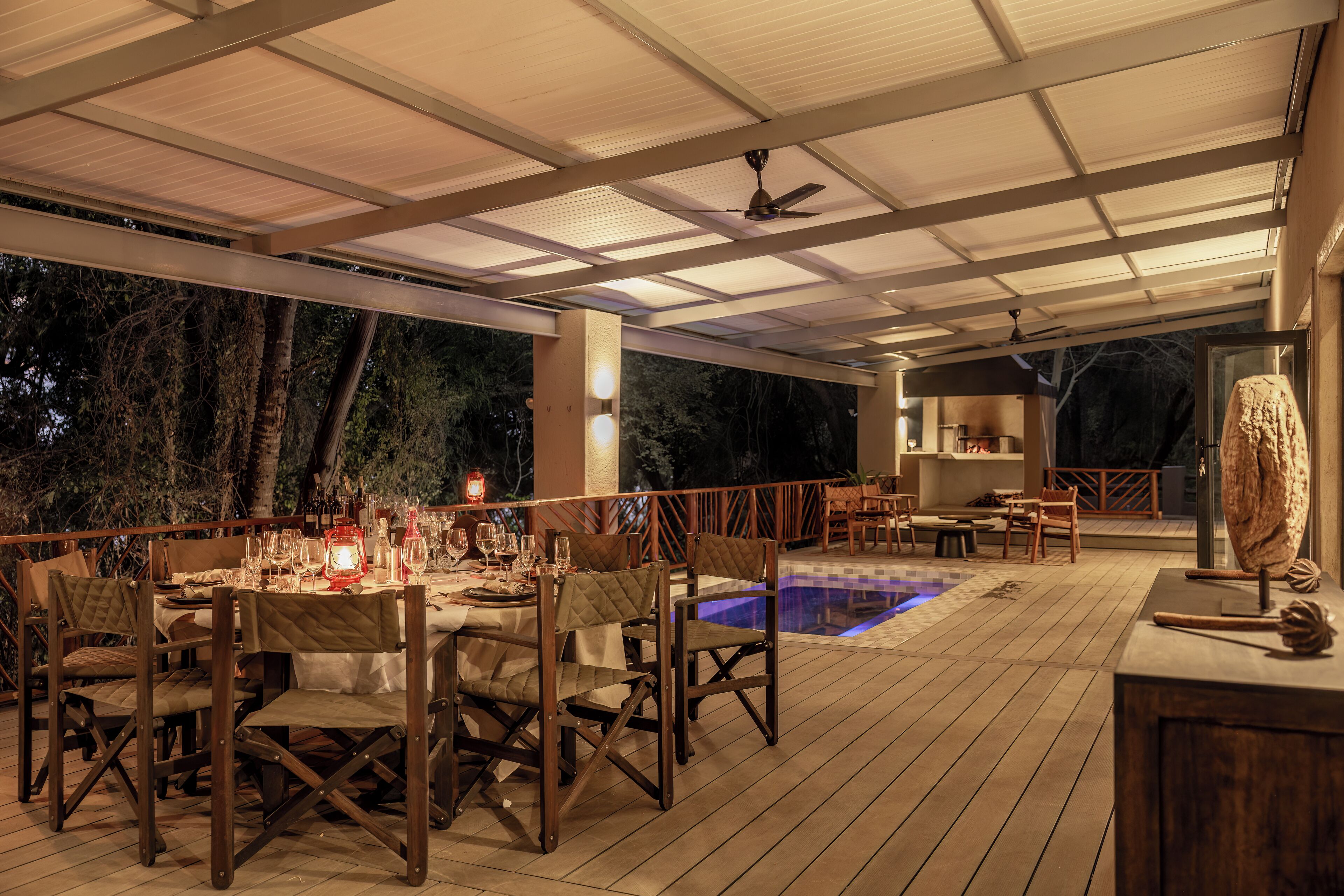 Udendørs spisemuligheder