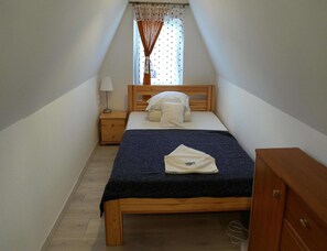 Talo | 2 makuuhuonetta, yksilöllisesti kalustettu, vuodevaatteet