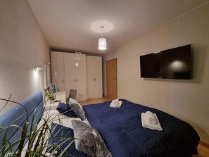 Apartamento | 1 dormitorio, mobiliario individual, tabla de planchar con plancha