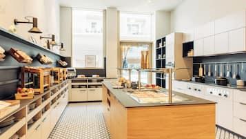 Daily buffet breakfast (EUR 18 per person)