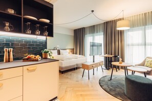 1 phòng ngủ, bộ đồ giường kháng dị ứng, két bảo mật tại phòng 