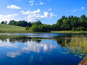 Apartment | View from property - Apartment in a Fantastic Location Just 20 m From Lake Boruja in Rekowo (Bytow)