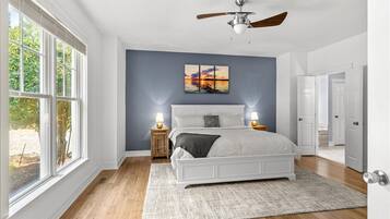 6 bedrooms, iron/ironing board, internet, bed sheets