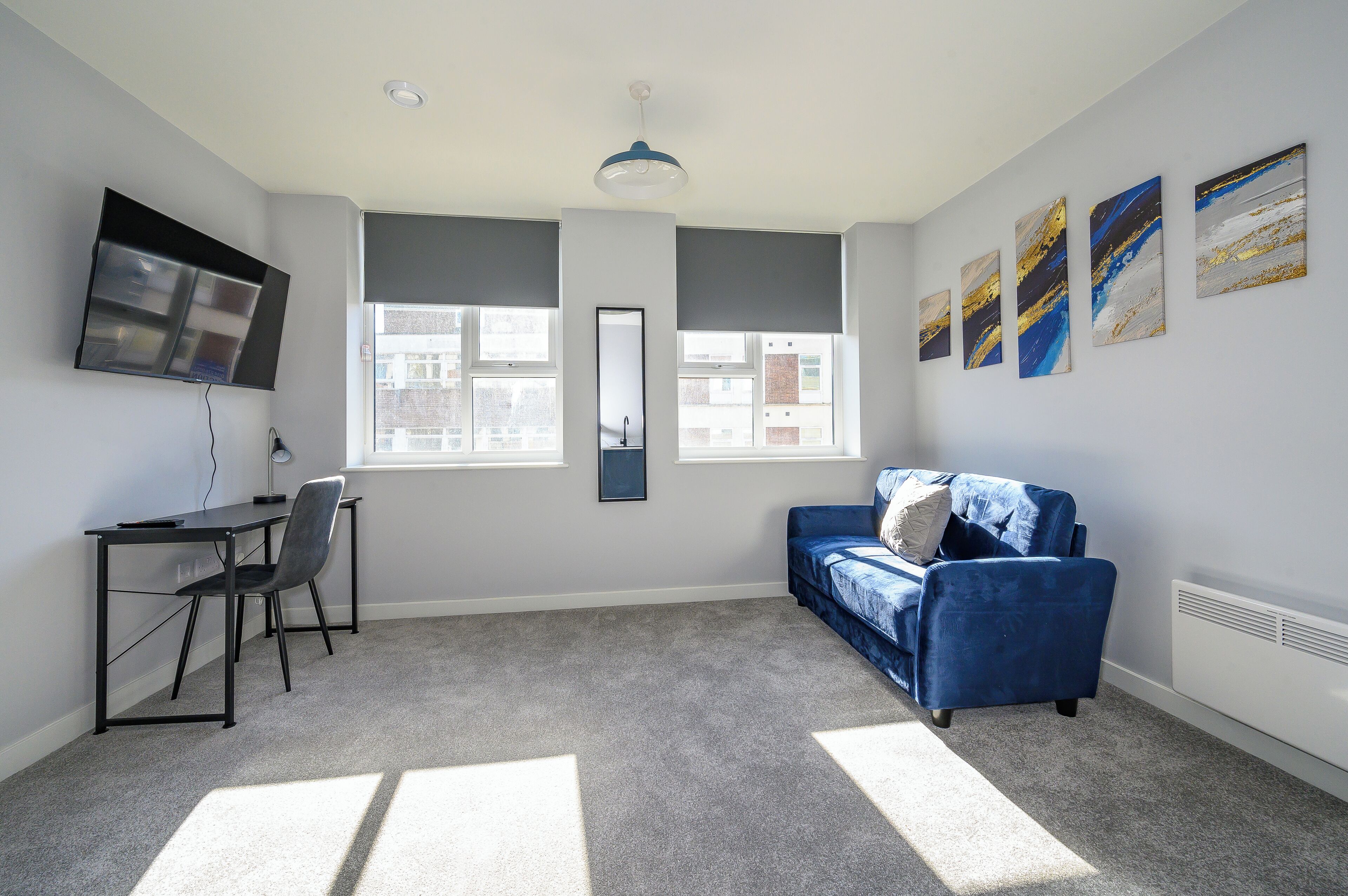 Superior Studio | Living area | 50-inch Smart TV with digital channels