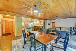 House (4 Bedrooms) | Interior - Thendara Cabin on Moose River w/ Game Room! (Old Forge)
