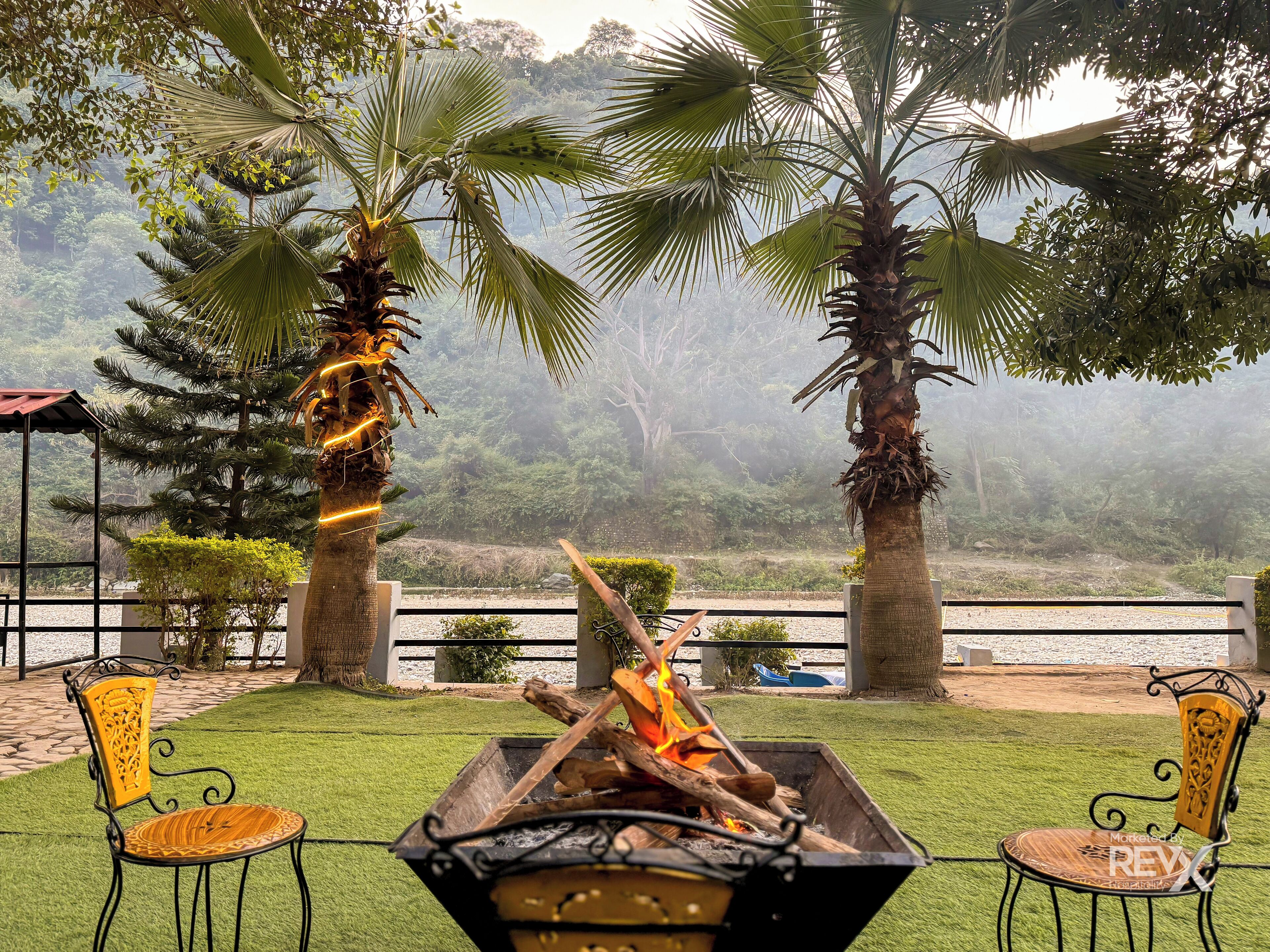 Blick von der Unterkunft