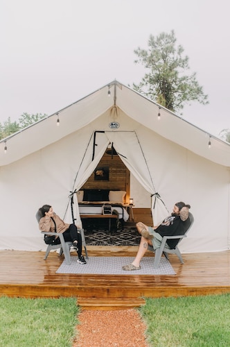 Site #01 Double Safari Tent with ensuite bath