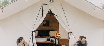 Site #01 Double Safari Tent with ensuite bath