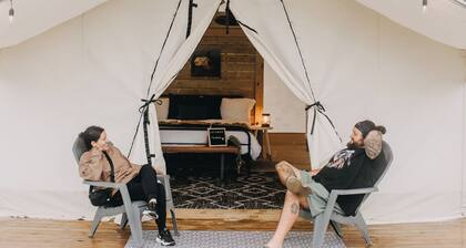 Site #03 Double Safari Tent with ensuite bath