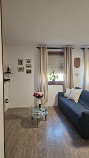 House, 2 Bedrooms, Smoking, Terrace | Living area - Lovely Peaceful House (Bogdanovci)