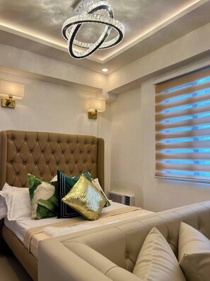 1 habitación, tabla de planchar con plancha, wifi y ropa de cama