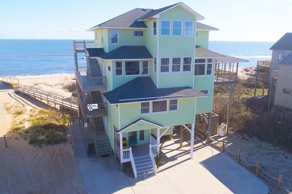 Exterior - Hatteras Beachfront Pool Home! (Outer Banks)
