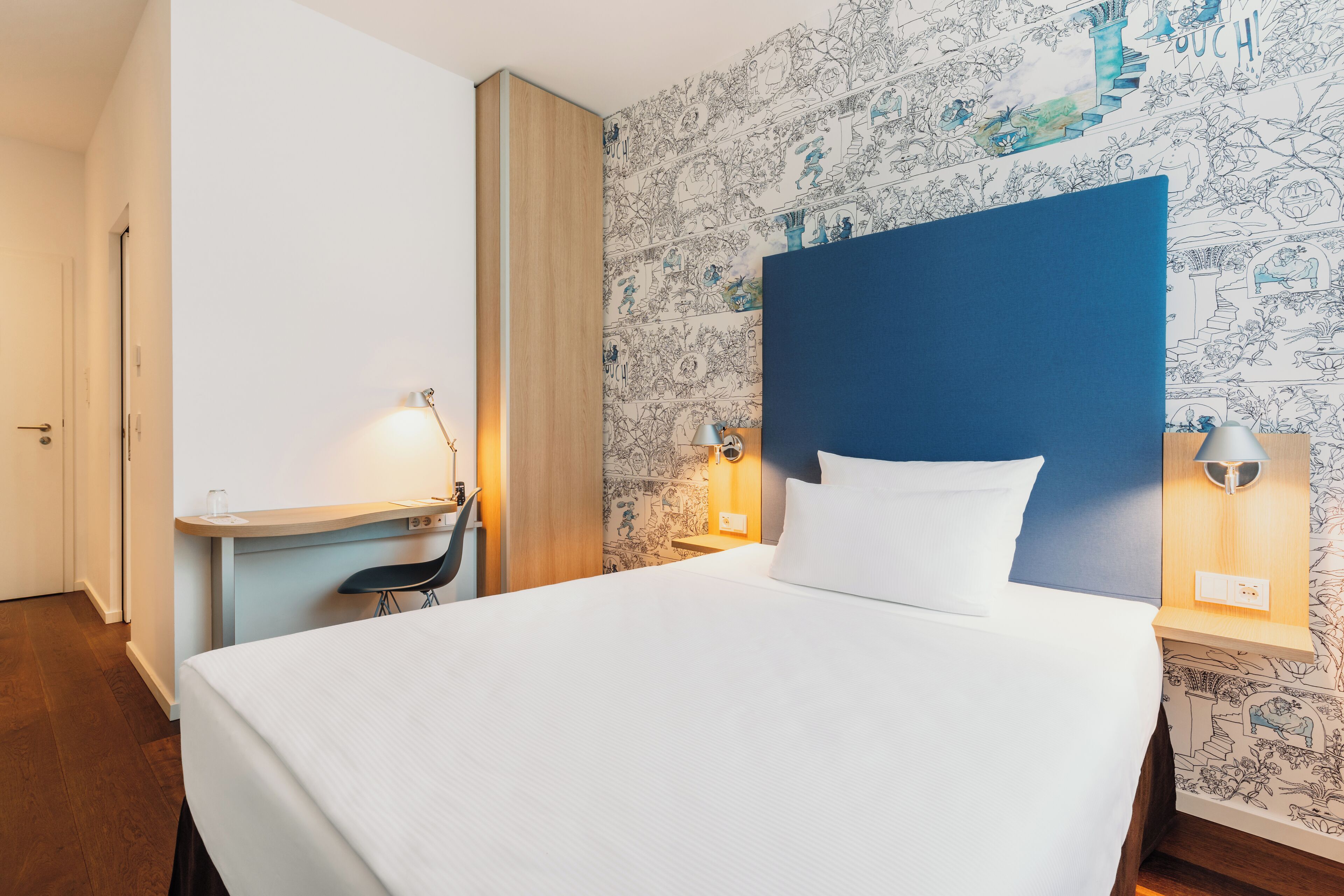 单人房, 无烟房 | 防过敏的被褥、客房内保险箱、特色装修、笔记本电脑工作区