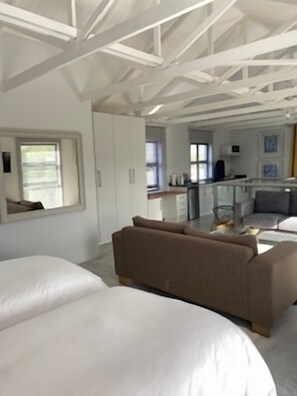 1 bedroom, iron/ironing board, WiFi, bed sheets - Cozy, Spacious Loft in Sunny Melkbos (Cape Town)