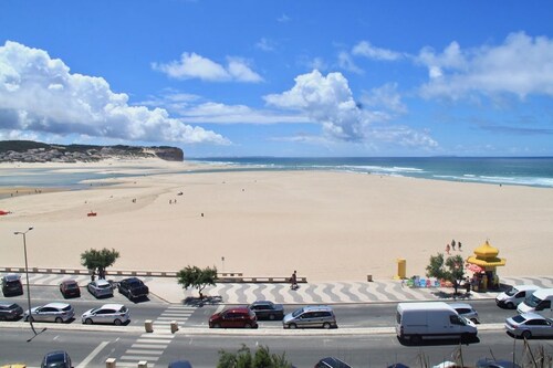 Foz do Arelho in a heavenly setting.