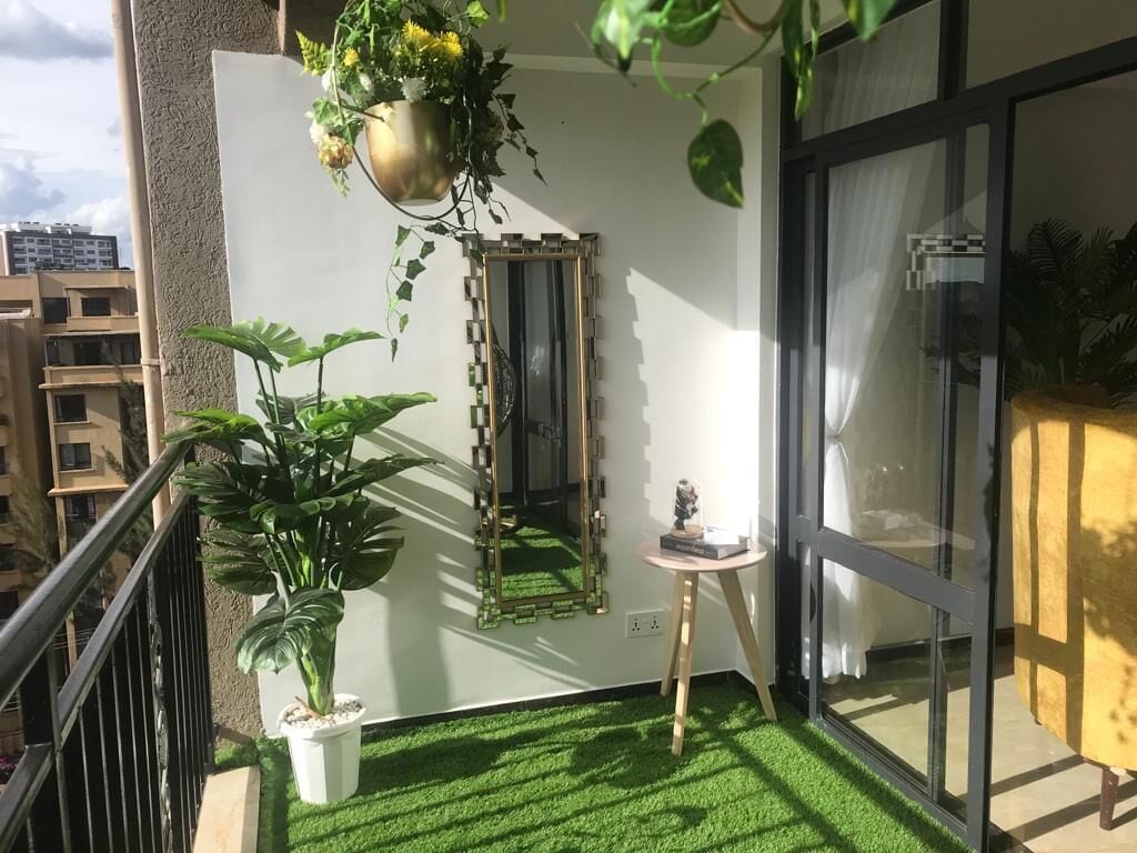 Deluxe-Apartment, Balkon, Stadtblick | Balkon