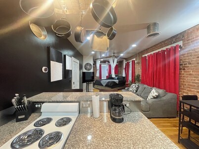 Velvet studio apartment located in Deep Duece.