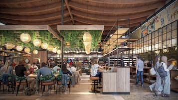 Daily buffet breakfast (GBP 18 per person)