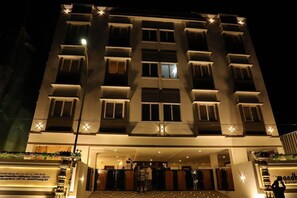 Front of property – evening/night