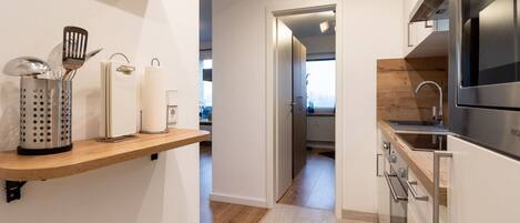 Apartment | Eigene Küche | Wasserkocher, Toaster