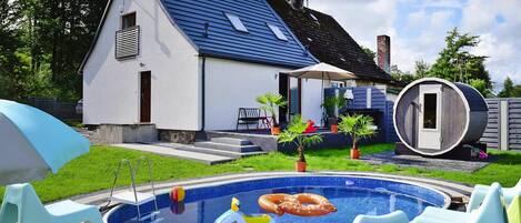 Ferienhaus | Pool | Innenpool, Außenpool