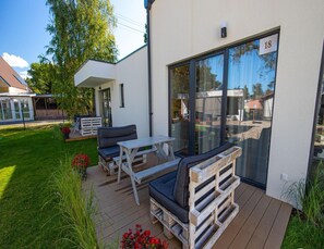 House | Balcony - Cottage in Pustkowo Near Sandy Beach (Rewal)