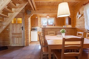House | Dining - Holiday Cottage in Pobierowo Near Baltic Beach (Rewal)