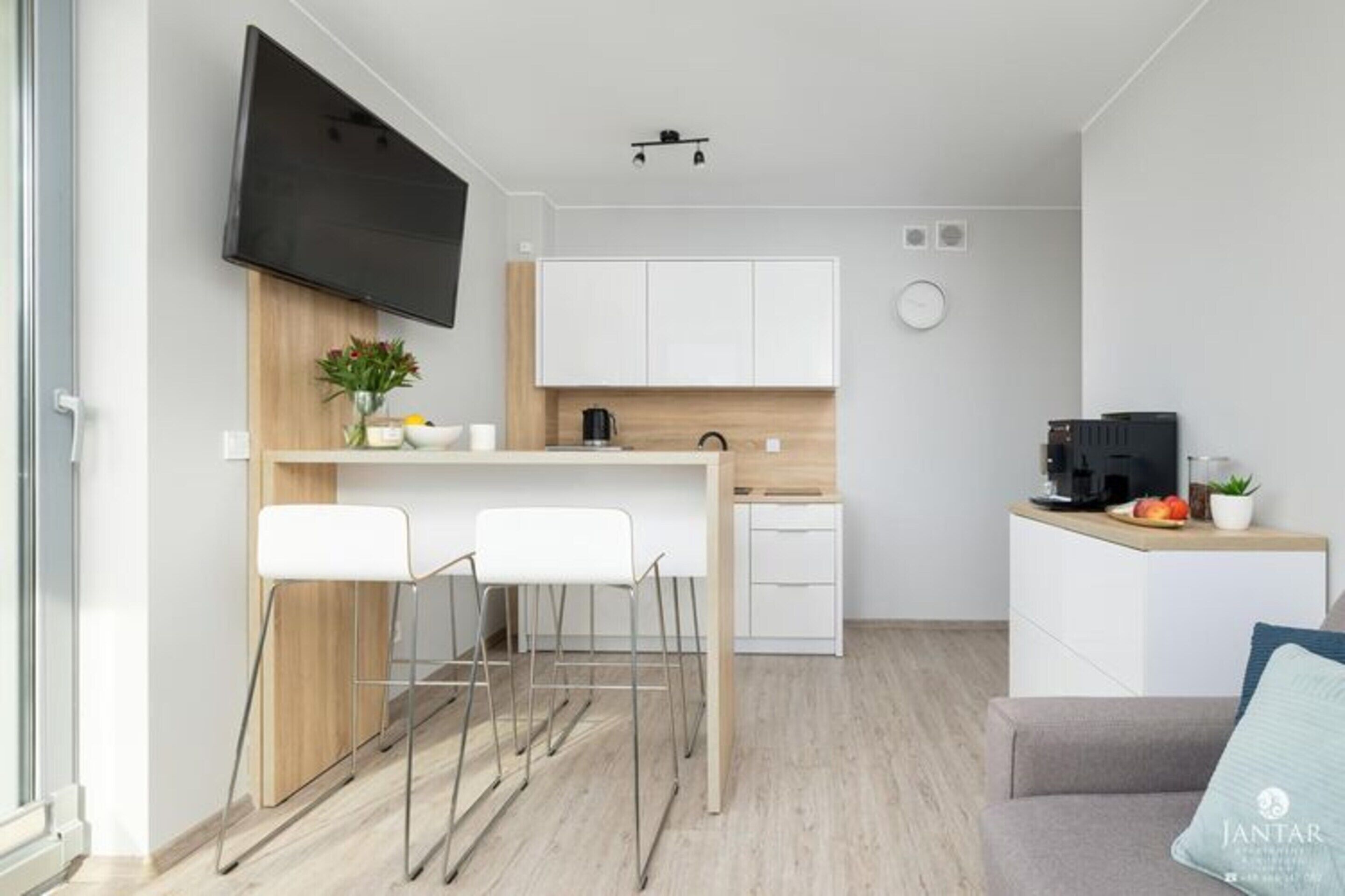 Apartamento | Cocina privada | Hervidor eléctrico y trona infantil