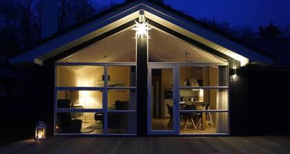 Ferienhaus Nordlys mit Sauna am Duemmer See