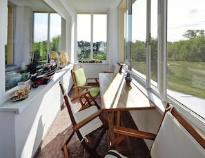 Balcony - Apartment in Lubin Near Lake Wicko (Międzyzdroje)