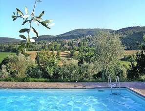 Apartment | Pool | Outdoor pool - Charming House in Tuscany With Pool & Views (Sovicille)