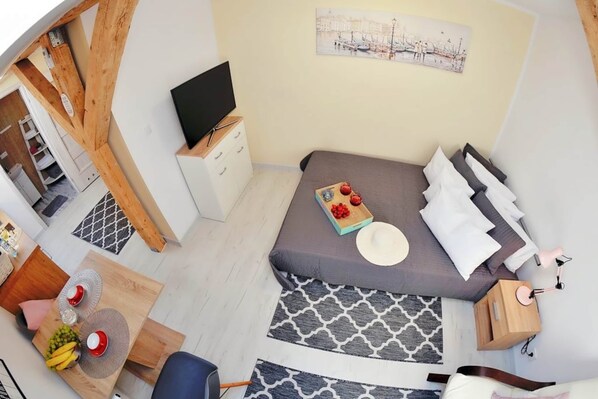 Apartment | 1 Schlafzimmer, individuell eingerichtet, Bettwäsche