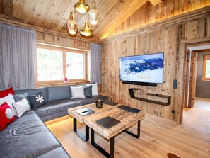 Living area - Chalet in Konigsleiten Near Ski Lift Zillertal (Wald im Pinzgau)